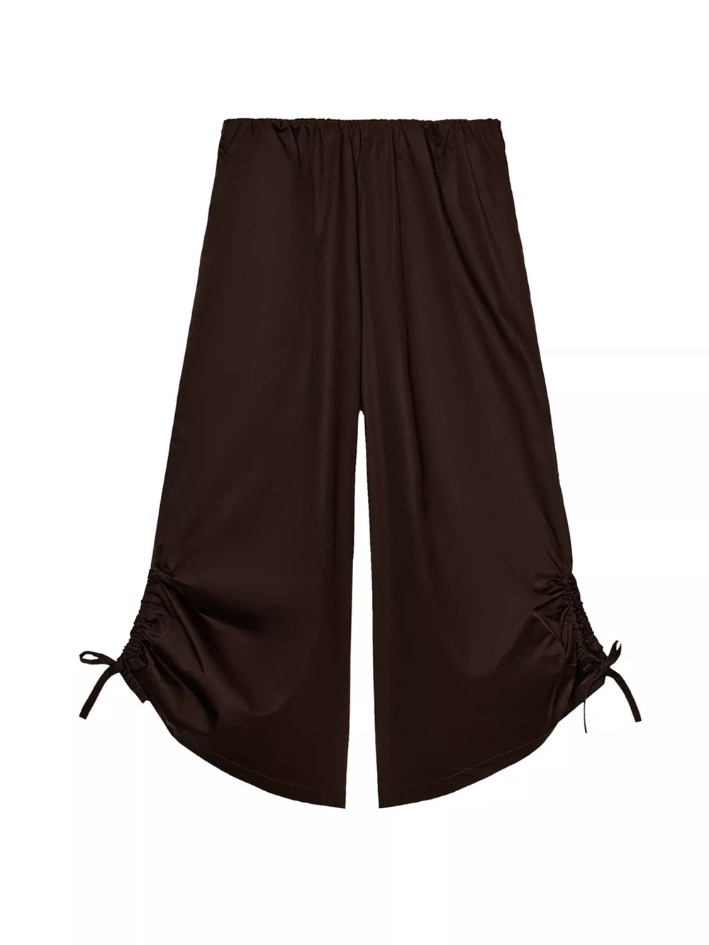 Zara adjustable hem culotte pants